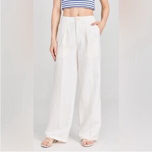 Alex Mill White Wide-Leg Pants NWT